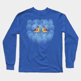Two birds on the cloud Long Sleeve T-Shirt